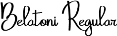 Belatoni Regular font | Belatoni.otf