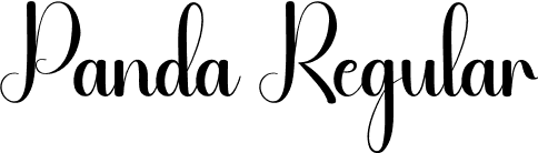 Panda Regular font | Panda.otf