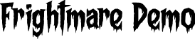 Frightmare Demo font | Frightmare-Demo.otf