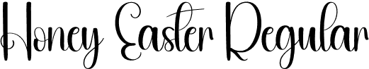 Honey Easter Regular font | Honey-Easter.otf