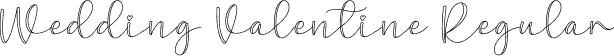 Wedding Valentine Regular font | Wedding Valentine.otf