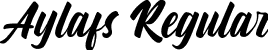 Aylafs Regular font | AylafsRegular.ttf