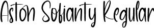 Aston Sofianty Regular font | Aston Sofianty.ttf