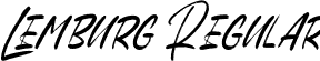 Lemburg Regular font | Lemburg.otf