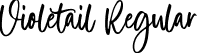 Violetail Regular font | Violetail.otf