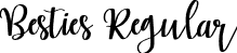 Besties Regular font | Besties.otf