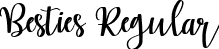 Besties Regular font | Besties.ttf