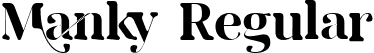 Manky Regular font | Manky.ttf