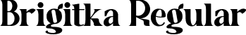 Brigitka Regular font | Brigitka.otf