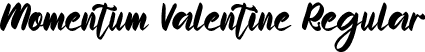 Momentum Valentine Regular font | MomentumValentine.otf