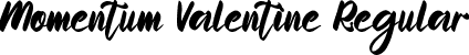 Momentum Valentine Regular font | MomentumValentine.ttf