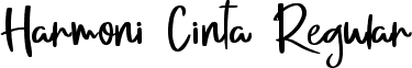 Harmoni Cinta Regular font | Harmoni Cinta.otf