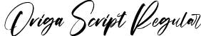 Origa Script Regular font | Origa Script.ttf