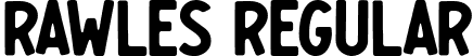 Rawles Regular font | Rawles.ttf