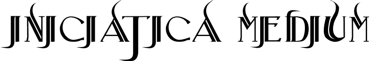 Iniciatica Medium font | Iniciatica.ttf