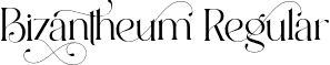 Bizantheum Regular font | Bizantheum.otf