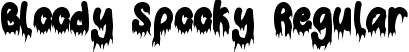 Bloody Spooky Regular font | Bloody Spooky.otf