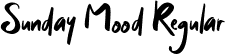 Sunday Mood Regular font | Sunday Mood.ttf