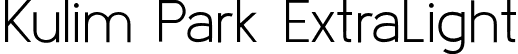 Kulim Park ExtraLight font | KulimPark-ExtraLight.otf