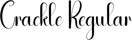 Crackle Regular font | Crackle.otf