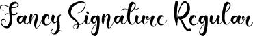 Fancy Signature Regular font | Fancy Signature.otf