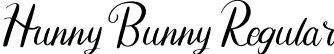 Hunny Bunny Regular font | HunnyBunny.otf