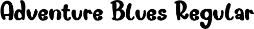 Adventure Blues Regular font | AdventureBlues.otf