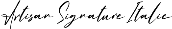 Artisan Signature Italic font | Artisan Signature Italic - TTF.ttf