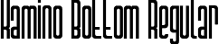 Kamino Bottom Regular font | Kamino-Bottom.ttf