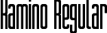 Kamino Regular font | Kamino-VF.ttf