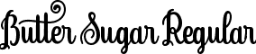 Butter Sugar Regular font | Butter Sugar.otf