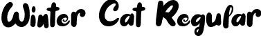 Winter Cat Regular font | WinterCat.otf