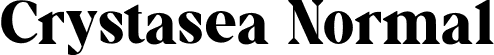 Crystasea Normal font | Crystasea.otf