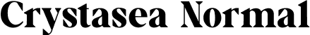 Crystasea Normal font | Crystasea.ttf