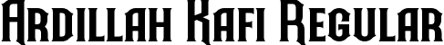 Ardillah Kafi Regular font | Ardillah Kafi.ttf