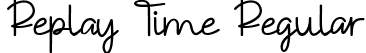 Replay Time Regular font | ReplayTime.ttf