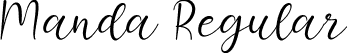 Manda Regular font | Manda.ttf