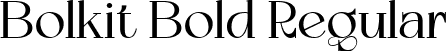 Bolkit Bold Regular font | Bolkit Bold.ttf