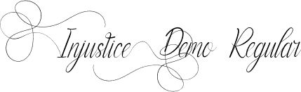 Injustice Demo Regular font | InjusticeDemoRegular.ttf