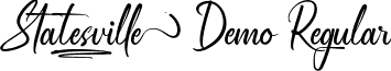 Statesville Demo Regular font | StatesvilleDemoRegular.ttf