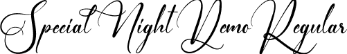 Special Night Demo Regular font | SpecialNightDemoRegular.ttf