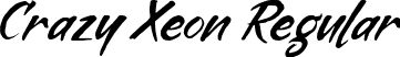 Crazy Xeon Regular font | Crazy Xeon.ttf