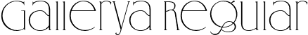 Gallerya Regular font | Gallerya-Regular.otf