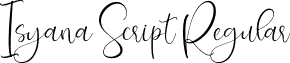 Isyana Script Regular font | Isyana Script dafont.ttf