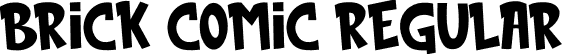 brick comic Regular font | Brick Comic.ttf