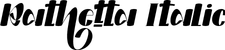 Rathetta Italic font | Rathetta Italic DEMO.ttf