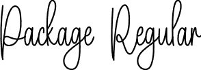 Package Regular font | Package.otf