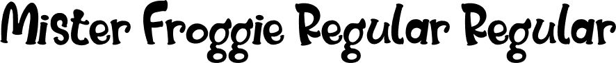 Mister Froggie Regular Regular font | Mister Frogie Regular.otf