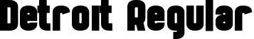 Detroit Regular font | Detroit-Regular.otf