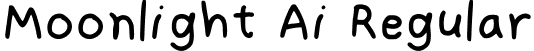 Moonlight Ai Regular font | MoonlightAi-Regular.ttf